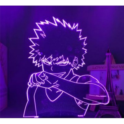 Luminária em Acrílico Boku no hero 04 Bakugo